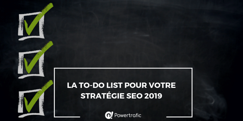 [Infographie] La to-do list de 2019 pour optimiser le SEO de votre site