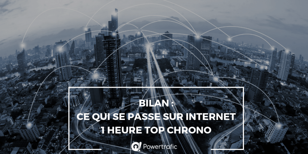 Bilan : ce qui se passe sur internet une heure top chrono