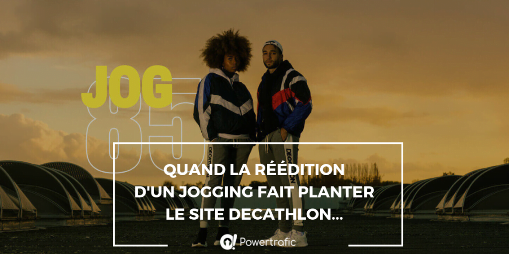 Quand le site internet de décathlon plante à cause de la réédition d'un jogging de 1985