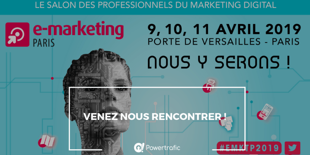 Salon e-marketing 2019 : retrouvez-nous sur le stand E26