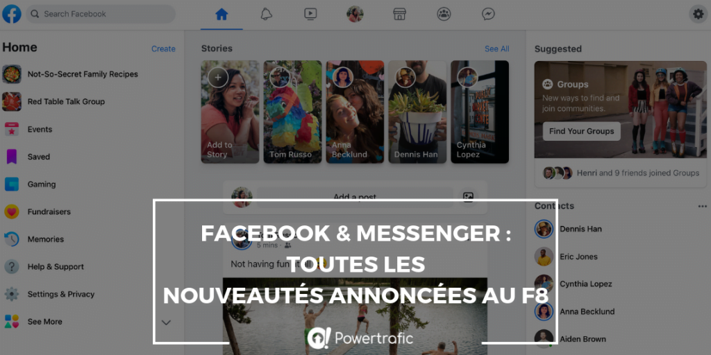 Conférence F8 de Facebook : quelles sont les nouveautés du réseau social et de Messenger ?